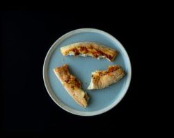 Small amounts of soft food leftovers