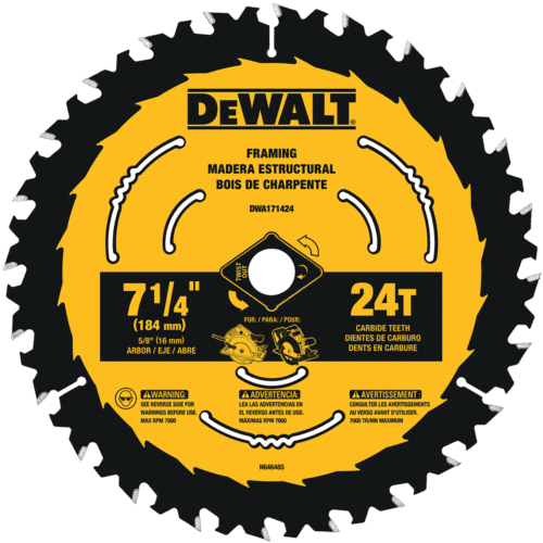Dwa171424 dewalt saw blades jackson systems 10566