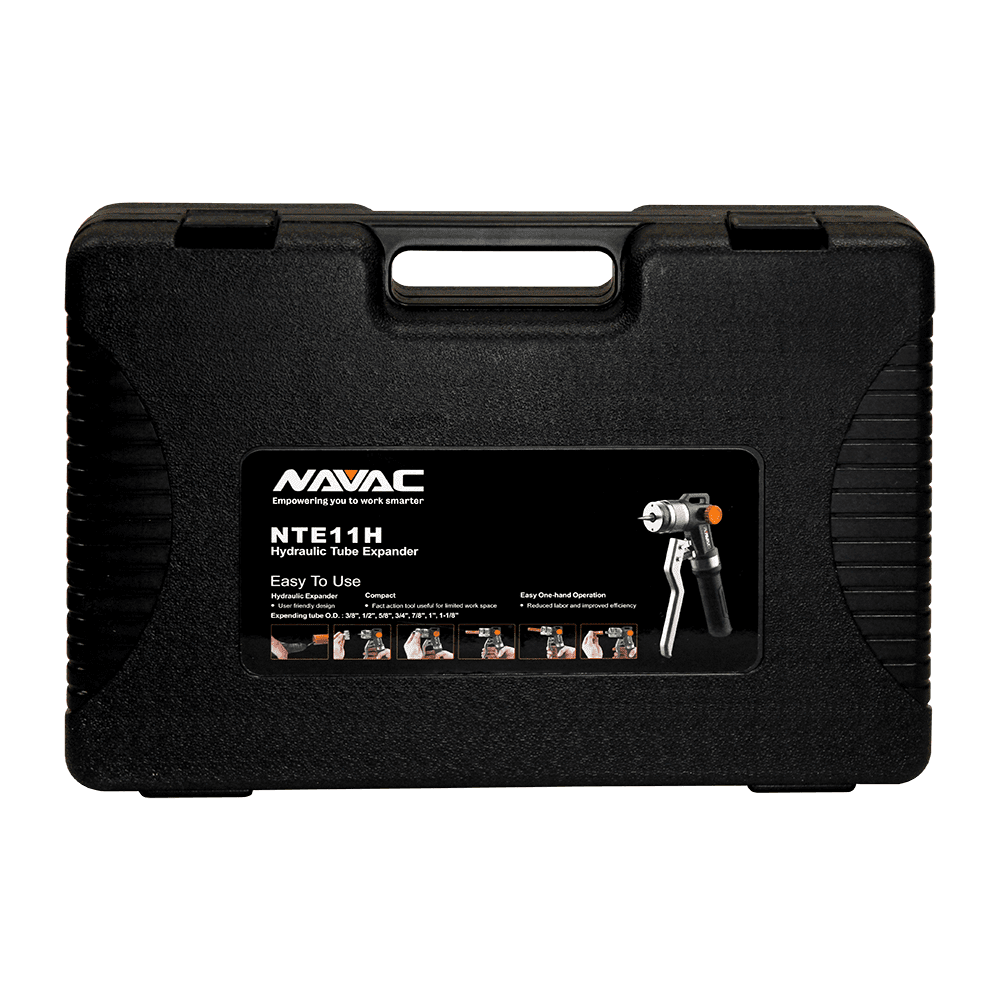 NAVAC NTE11H Hydraulic Tube Expander Kit withVacuumSealed Hycraulics