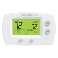 Honeywell Th5220D1003 Focuspro 5000 Non-Programmable Thermostat, 2H/2C 22 Th5220d1003 honeywell thermostats jackson systems 9022