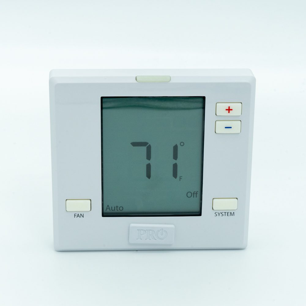 Pro1 IAQ T751 NonProgrammable Heat Pump Thermostat, 2H/2C