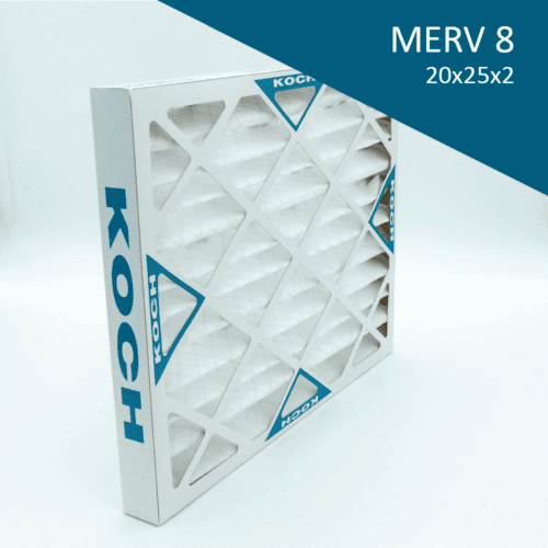 Koch 102700021 20x25x2 MERV 8 Pleated Panel Air Filter
