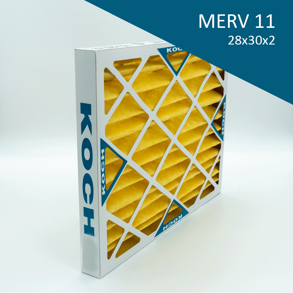Koch 1024990010 10x20x1 MERV 11 Pleated Panel Air Filter