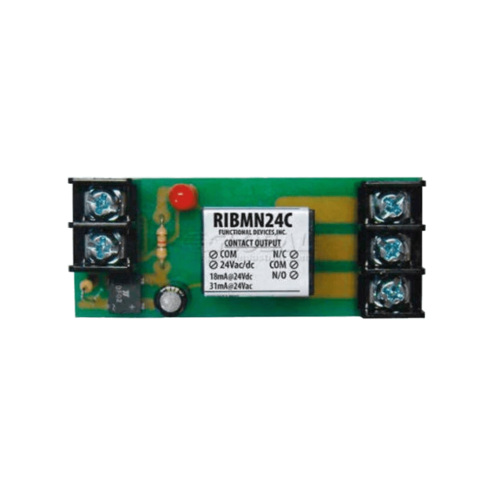 Functional Devices RIBMN24C Pilot Relay, 15 Amp SPDT, 24 Vac/dc Coil, 2