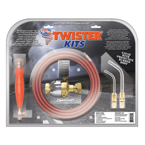 Uniweld x3bu soldering & brazing twister kit with a-3, a-11 twister tips