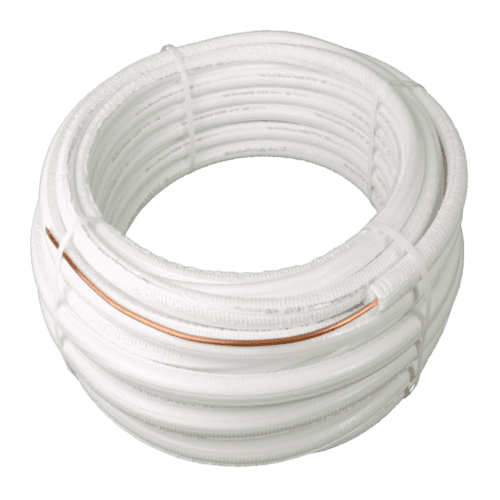 Diversitech wp1214-164 pre-insulated white pipe lineset, 164ft, 1/4 coil line, 1/2 insulation