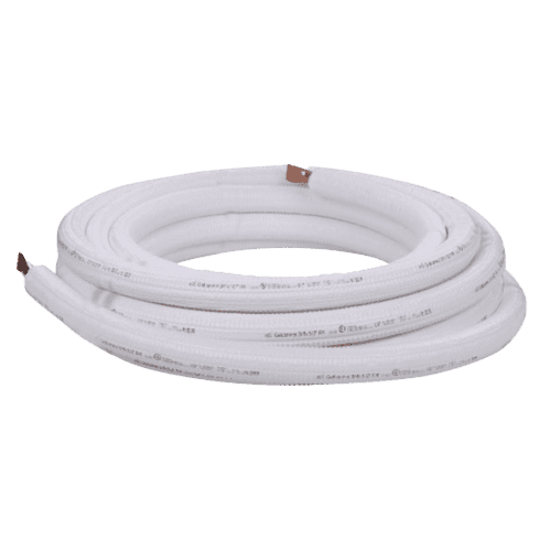 Diversitech wp1234-50 pre-insulated white pipe lineset, 50ft, 3/4 coil line, 1/2 insulation