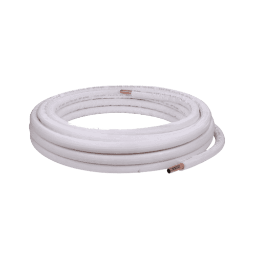 Diversitech wp1278-82 pre-insulated white pipe lineset, 82ft, 7/8 coil line, 1/2 insulation