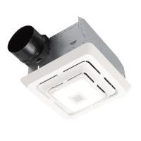 Broan Spk80L 80 Cfm Exhaust Fan With Sensonic Bluetooth Speaker &Amp; Led Light 45 Spk80l