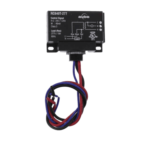 Honeywell home rc840t-277 electromechanical relay with 24v transformer