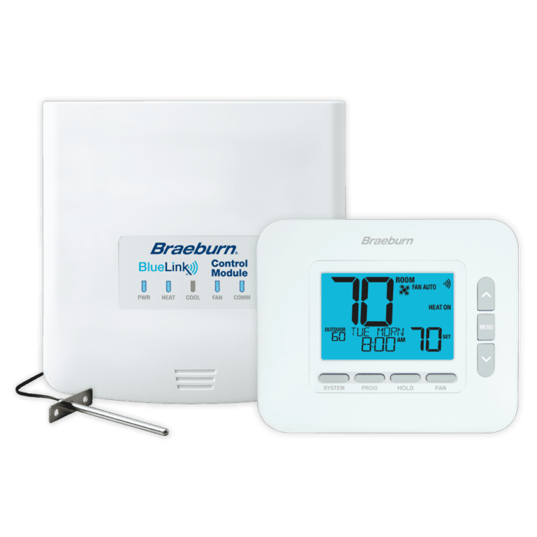 3h Control System Braeburn 8500 Universal 3H/2C Wireless Thermostat Kit, Includes Control ...