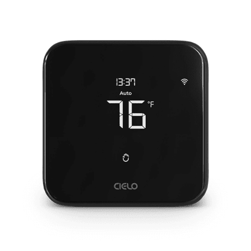 Cielo te101wa 2h/2c conventional, 4h/2c heat pump eco smart thermostat (black)