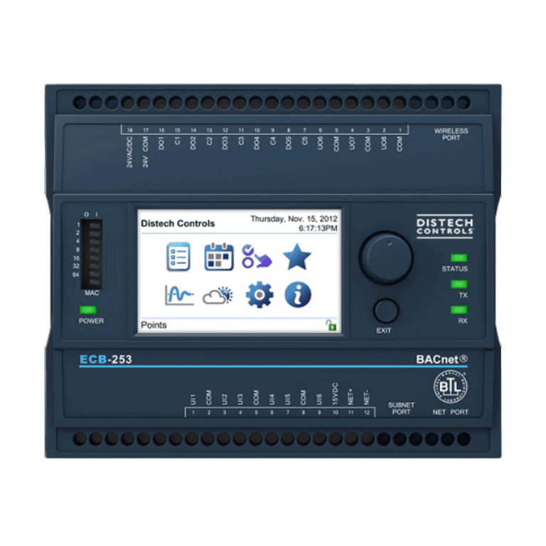 Distech ECB-203 - BACnet B-ASC 14-Point Programmable Controllers