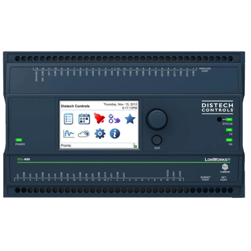 Distech Ecl-400 28-Point Programmable Controller With Microprocessor 1 Cdil-400x-00 distech controls custom controls - distech jackson systems 10645