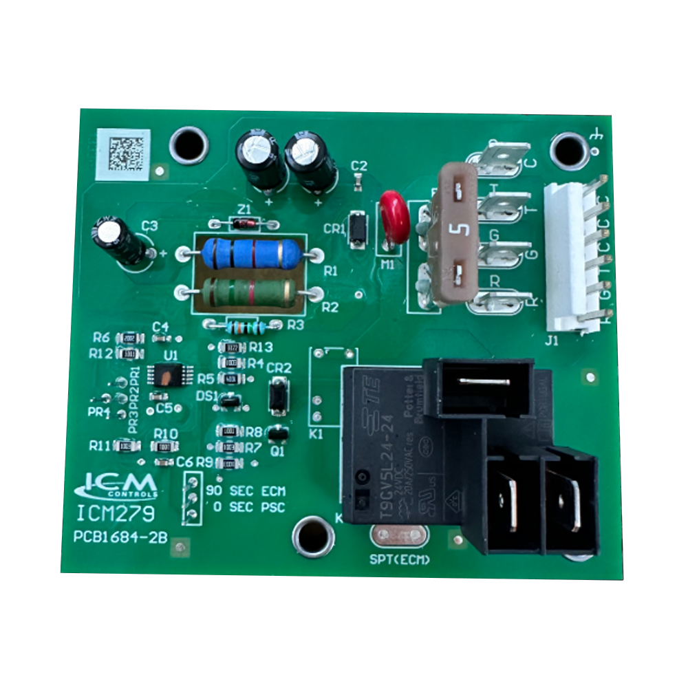 Icm Controls Icm279 Fan Blower Control Board – Post-Purge Time Delay (Carrier Hk61Ea006/Hk61Ea002 Replacement) 1 Icm279 icm controls furnace control boards jackson systems 17592