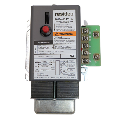 Honeywell R8184M1051 80-Series Protectorelay Oil Burner Control