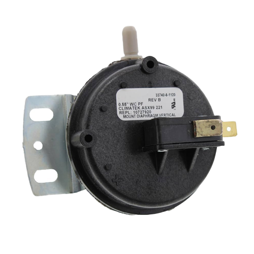 Amana-Goodman 10727920 Barb Connection Pressure Switch 1/4&Quot; 1 10727920 amana-goodman electrical:pressure control jackson systems 19073