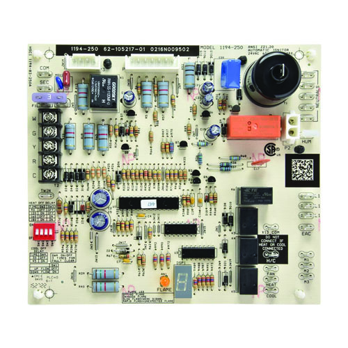 Rheem 62-105217-01 Integrated Control Board 1 62-105217-01 rheem furnace control boards jackson systems 20591