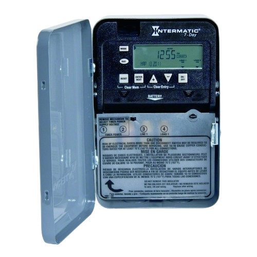 Intermatic Et1705C 7-Day 1-Circuit Electronic Control Time Switch 1 Et1705c intermatic accessories jackson systems 21614