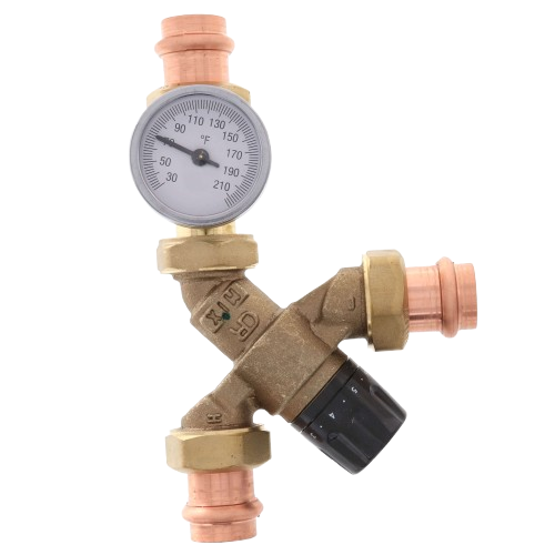 Caleffi 520516A 3/4&Quot; Press Anglemix W/Gauge 1 520516a caleffi accessories jackson systems 22841