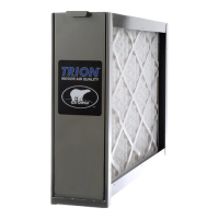 Trion 455602-027 Air Bear Supreme 2000 Grey Merv 8 Air Cleaner, 20X25X5 8 455602-027 trion iaq air cleaners jackson systems 15446