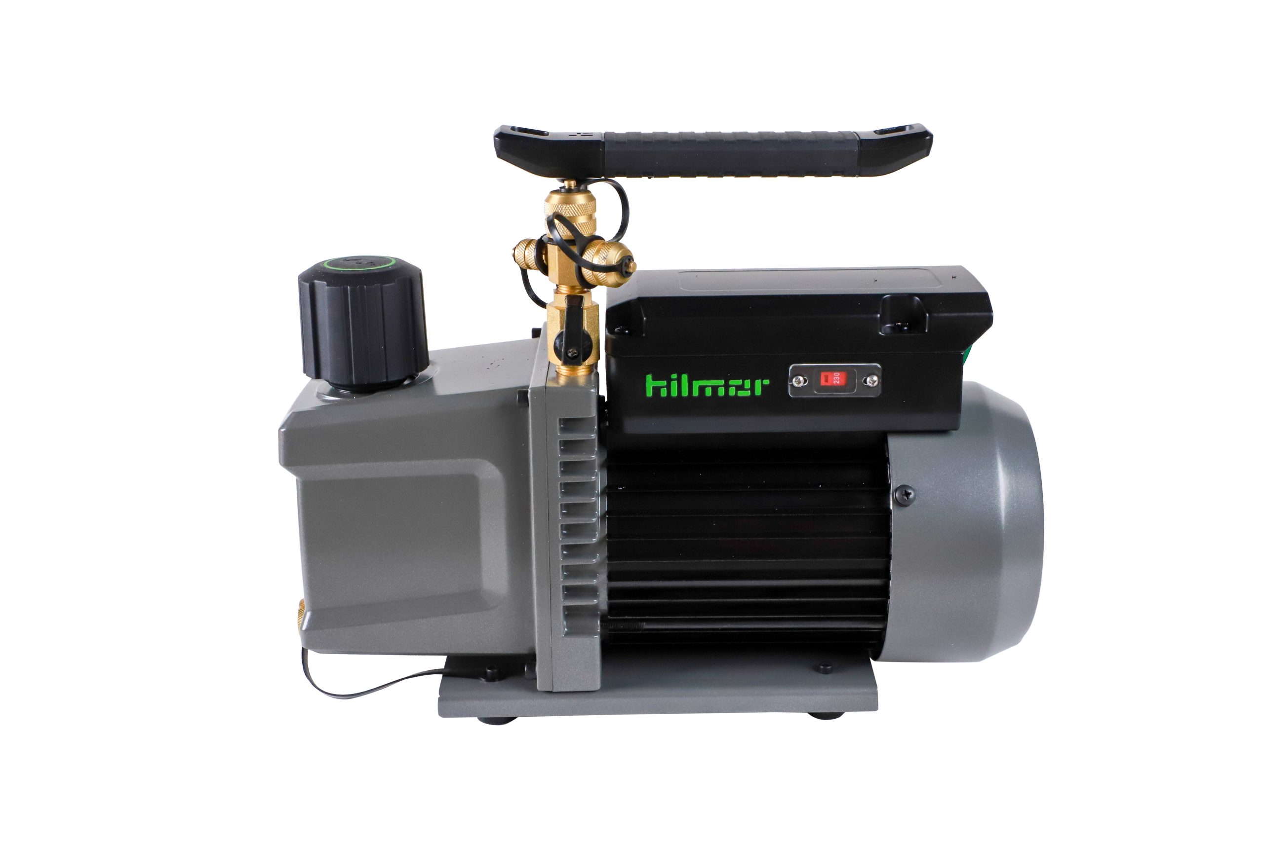 Hilmor 1948121 Two-Stage Rotary Vane Vacuum Pump, 5 Cfm, 25 Microns, With Oil 1 Hilmor 1948121 two-stage rotary vane vacuum pump, 5 cfm, 25 microns, with oil
