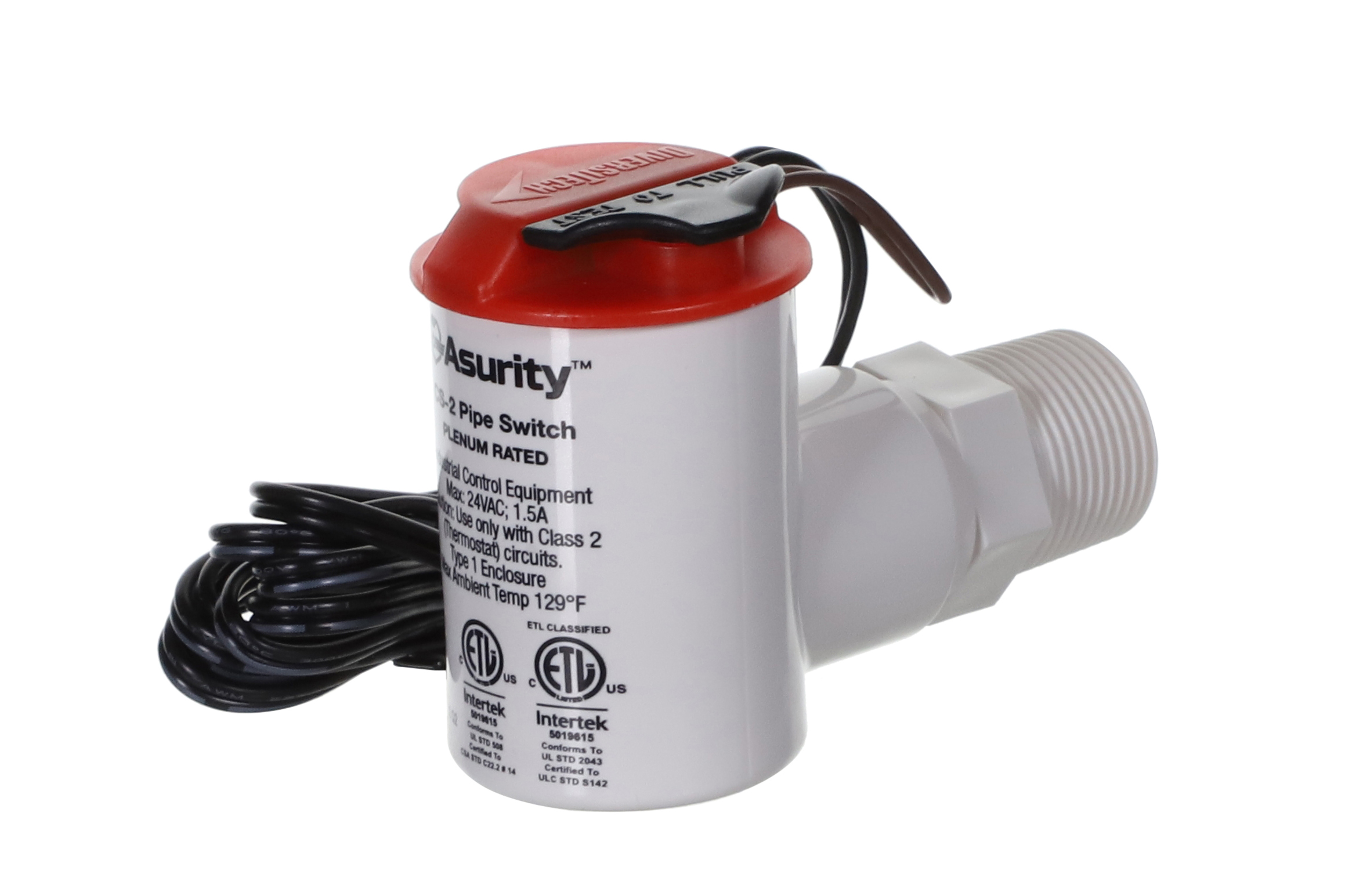 Asurity Cs-2 Pipe-Mounted Elbow Condensate Safety Overflow Switch, 3/4&Quot; 2 Asurity cs-2 pipe-mounted elbow condensate safety overflow switch, 3/4" - image 2