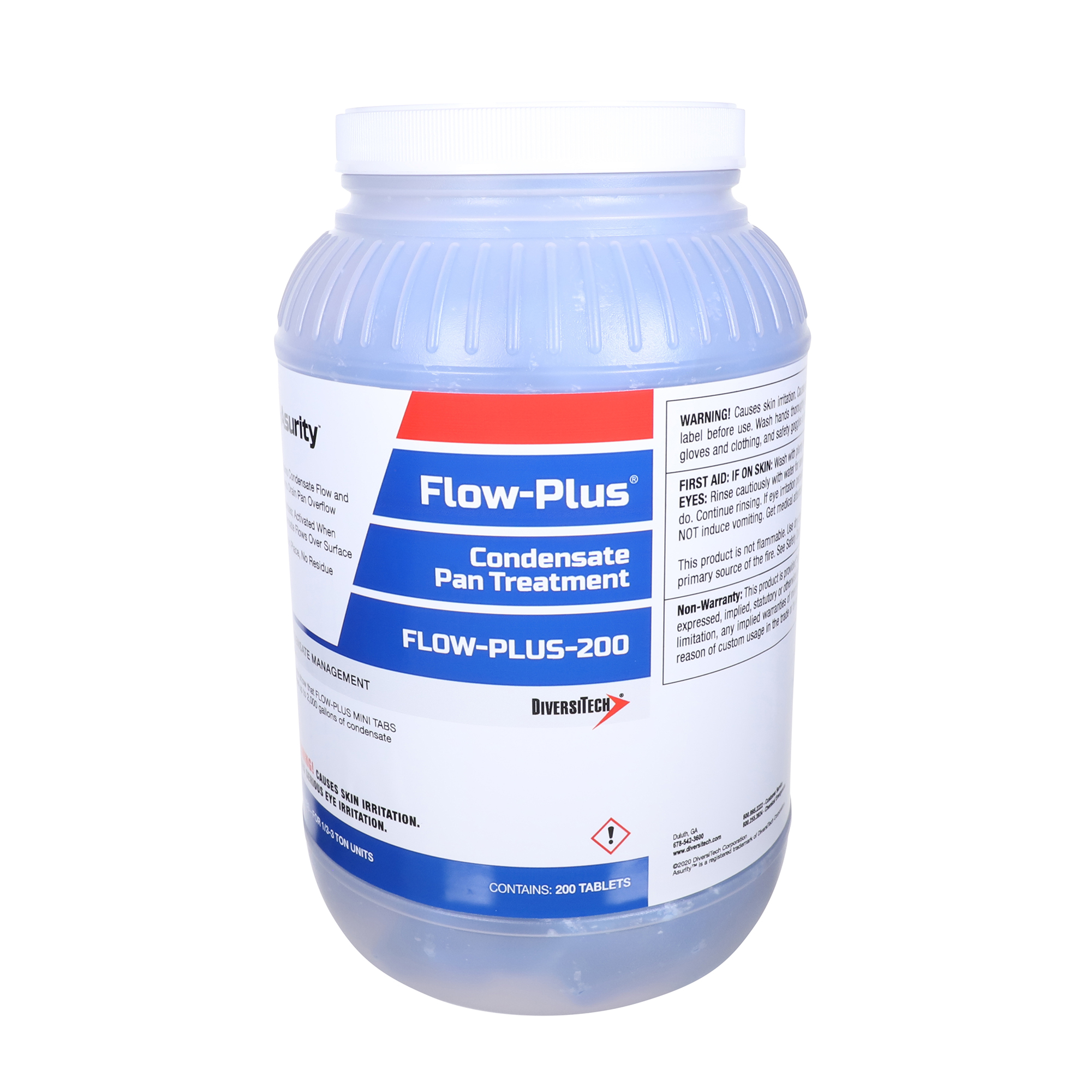 Asurity Flow-Plus-200 Flow-Plus Condensate Pan Treatment, 200 Mini-Tablets, 1/3-3 Ton 2 Asurity flow-plus-200 flow-plus condensate pan treatment, 200 mini-tablets, 1/3-3 ton - image 2