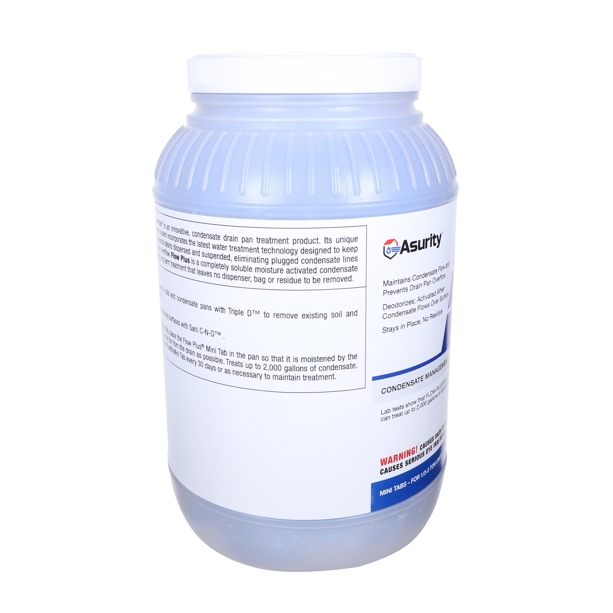 Asurity Flow-Plus-200 Flow-Plus Condensate Pan Treatment, 200 Mini-Tablets, 1/3-3 Ton 4 Asurity flow-plus-200 flow-plus condensate pan treatment, 200 mini-tablets, 1/3-3 ton - image 4