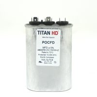 Packard Pocfd4575A Titan Hd 45+7.5 Mfd, 440/370V, Oval Dual Run Capacitor 6 Pocfd4575a 01 front