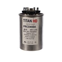 Packard Prcd455A Titan Hd 45+5 Mfd, 370V, Round Dual Run Capacitor 3 Prcd455a anglefront 1