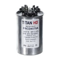 Packard Prcd4575A Titan Hd 45+7.5 Mfd, 370V, Round Dual Run Capacitor 2 Prcd4575a front 1