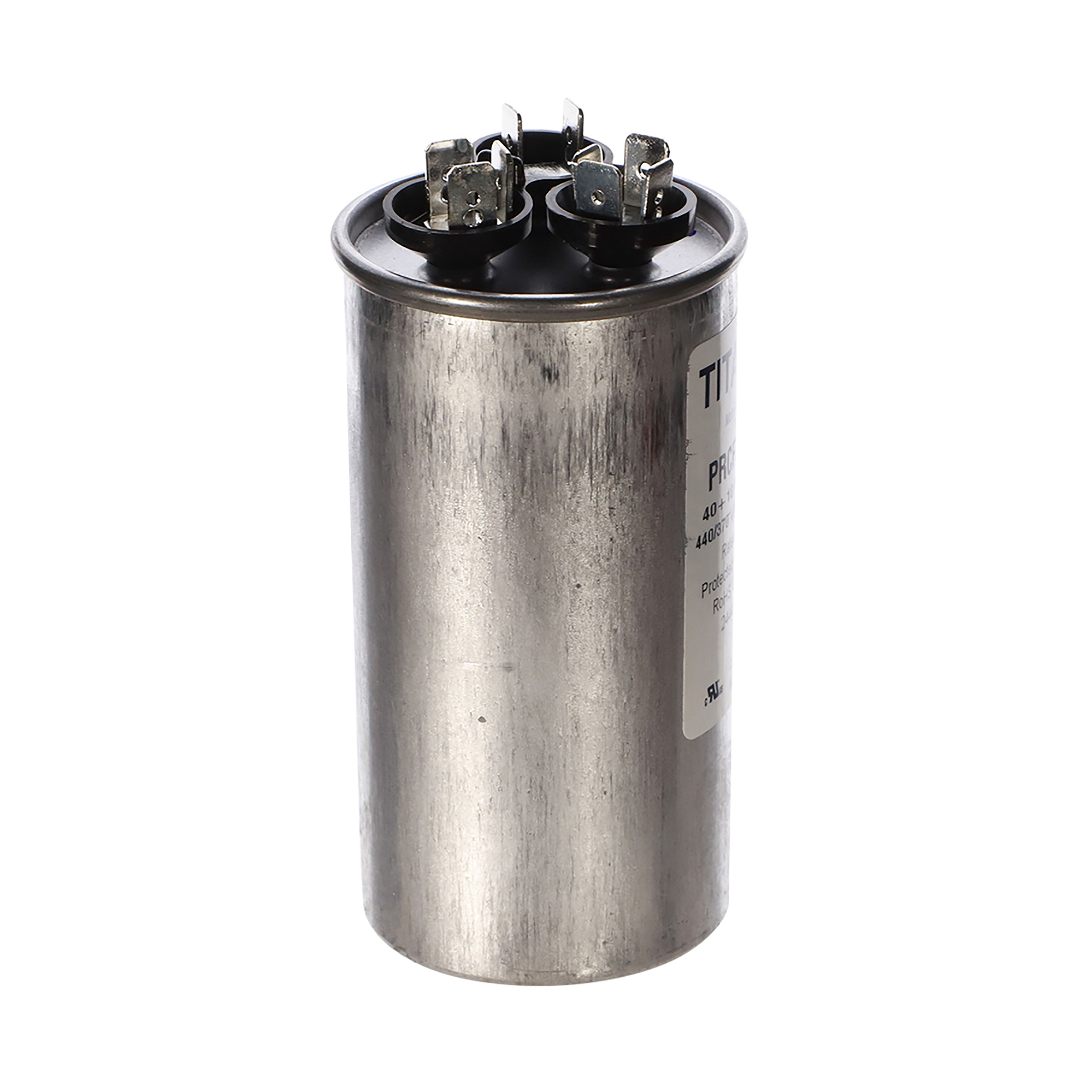 Packard Prcfd4010A Titan Hd 40+10 Mfd, 440/370V, Round Dual Run Capacitor 4 Packard prcfd4010a titan hd 40+10 mfd, 440/370v, round dual run capacitor - image 4