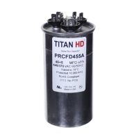 Packard Prcfd455A Titan Hd 45+5 Mfd, 440/370V, Round Dual Run Capacitor 8 Prcfd455a front