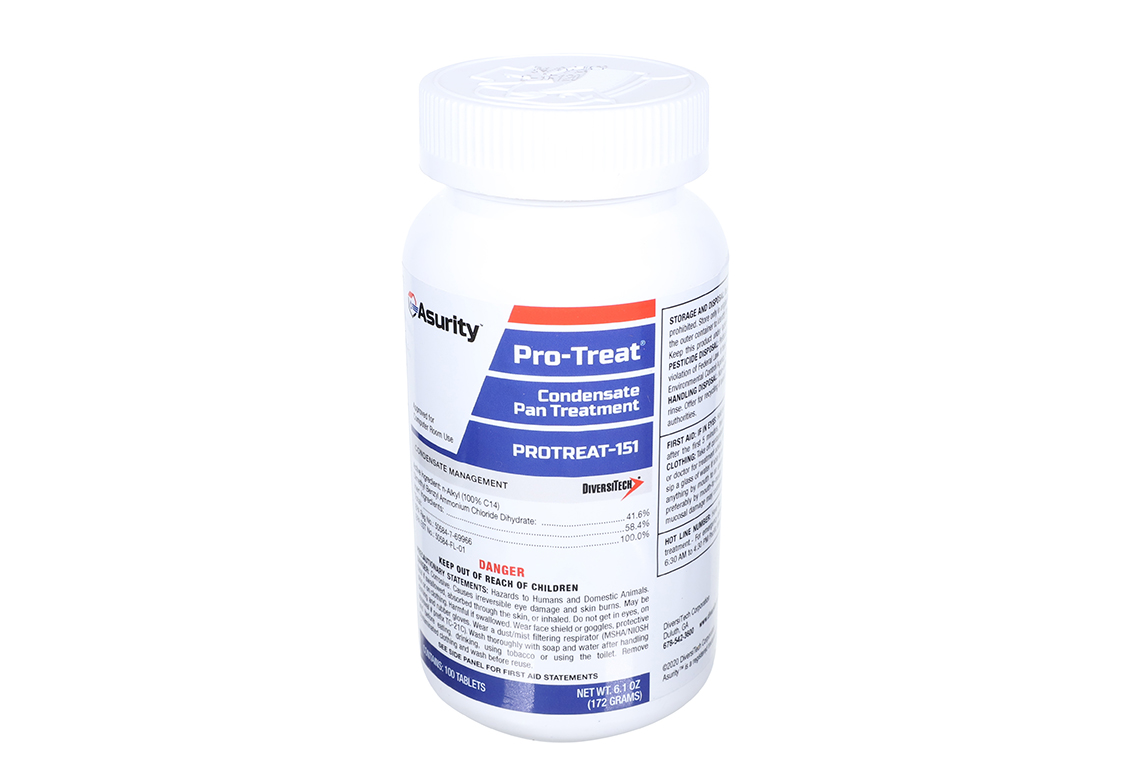 Diversitech Pro-Treat 151 Condensate Drain Pan Treatment, 100 Tablets Per Jar 2 Diversitech pro-treat 151 condensate drain pan treatment, 100 tablets per jar - image 2