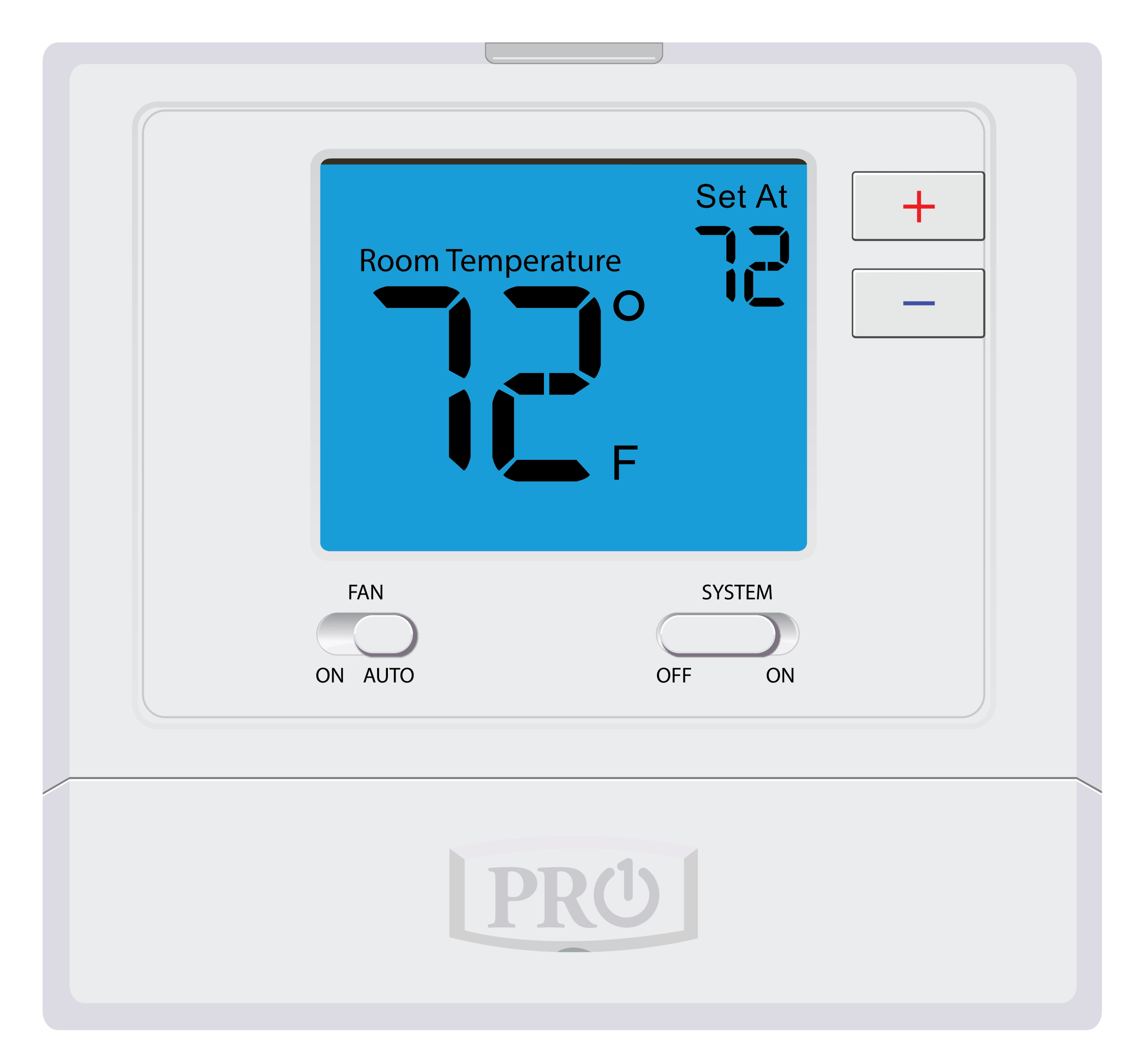 Pro1 T771 Digital Non-Programmable Thermostat, 1H Or 1C, Single Stage, 24V 1 Pro1 t771 digital non-programmable thermostat, 1h or 1c, single stage, 24v