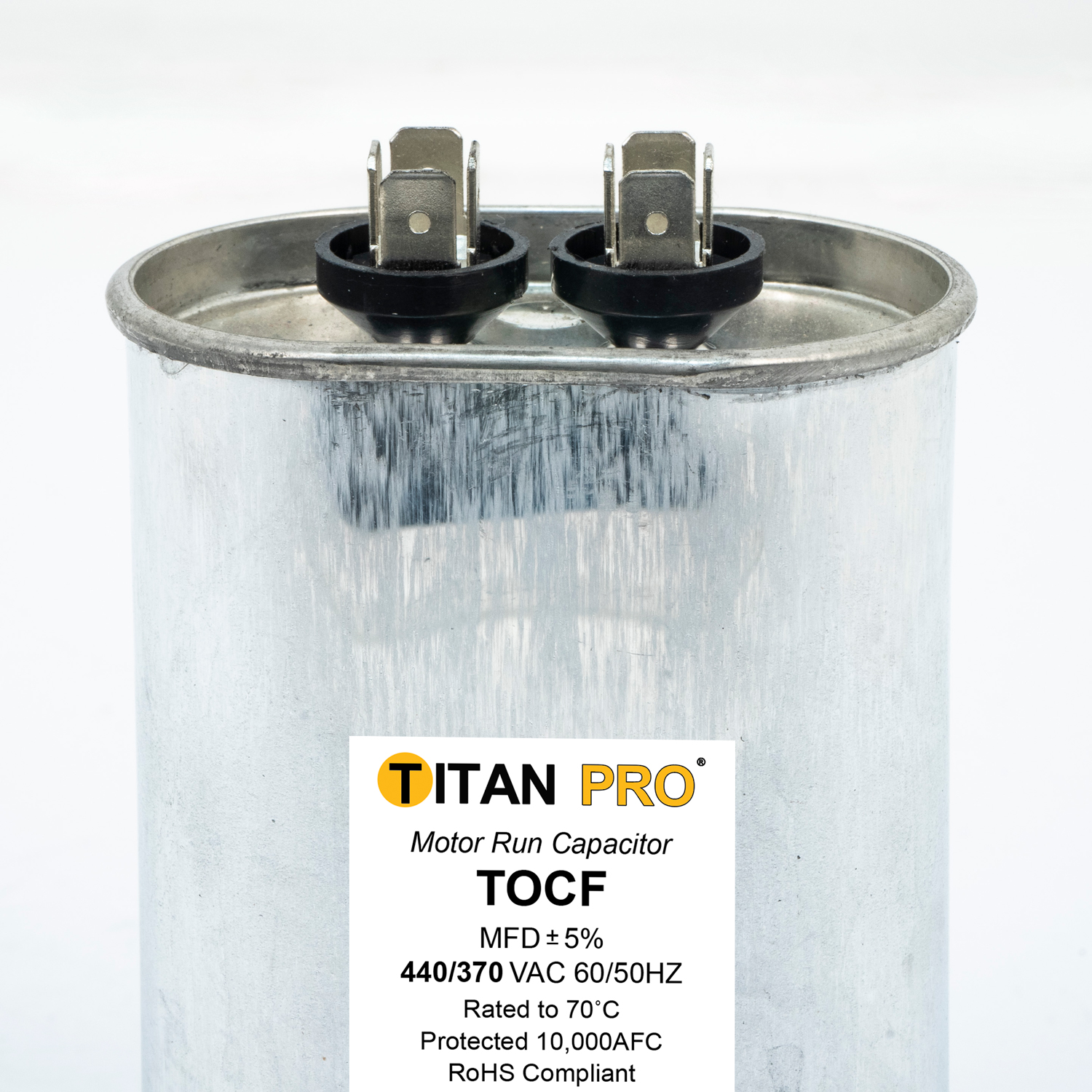 Packard Tocf40 Titan Procap 40 Mfd, 440/370V, Oval Run Capacitor 3 Packard tocf40 titan procap 40 mfd, 440/370v, oval run capacitor - image 3