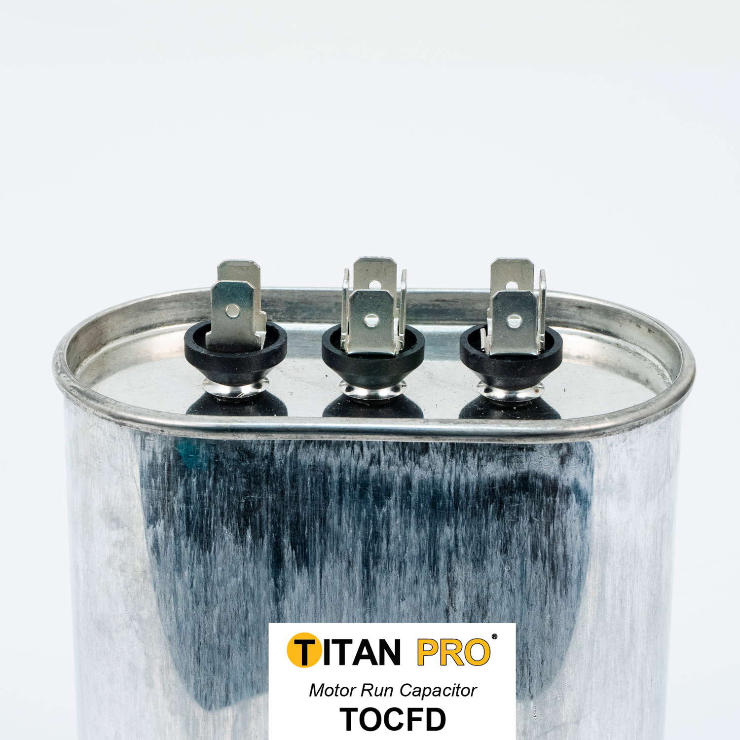 Packard Tocfd353 Titan Procap 35+3 Mfd, 440/370V, Oval Dual Run Capacitor 2 Packard tocfd353 titan procap 35+3 mfd, 440/370v, oval dual run capacitor - image 2