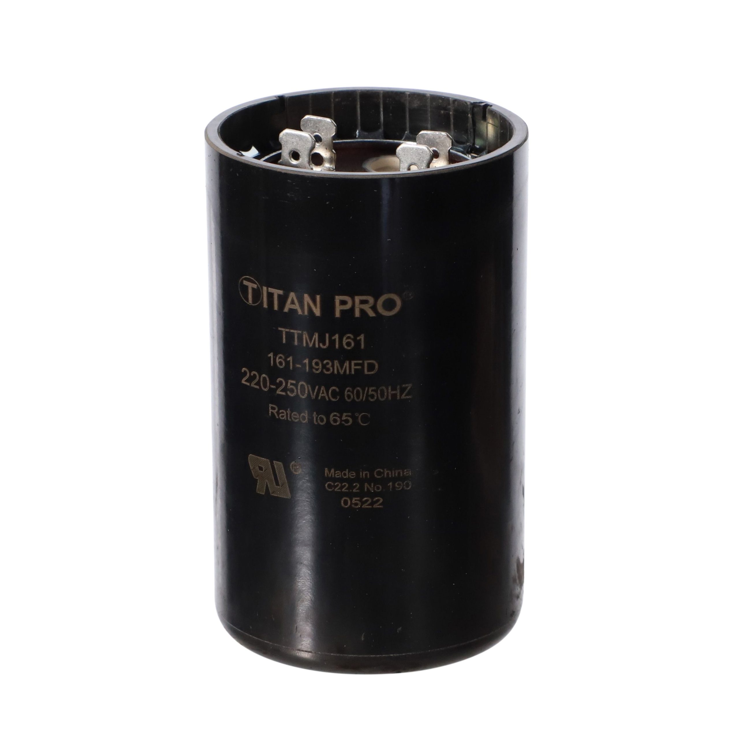 Packard Ttmj161 161-193 Mfd, 220-250V Start Capacitor 2 Packard ttmj161 161-193 mfd, 220-250v start capacitor - image 2