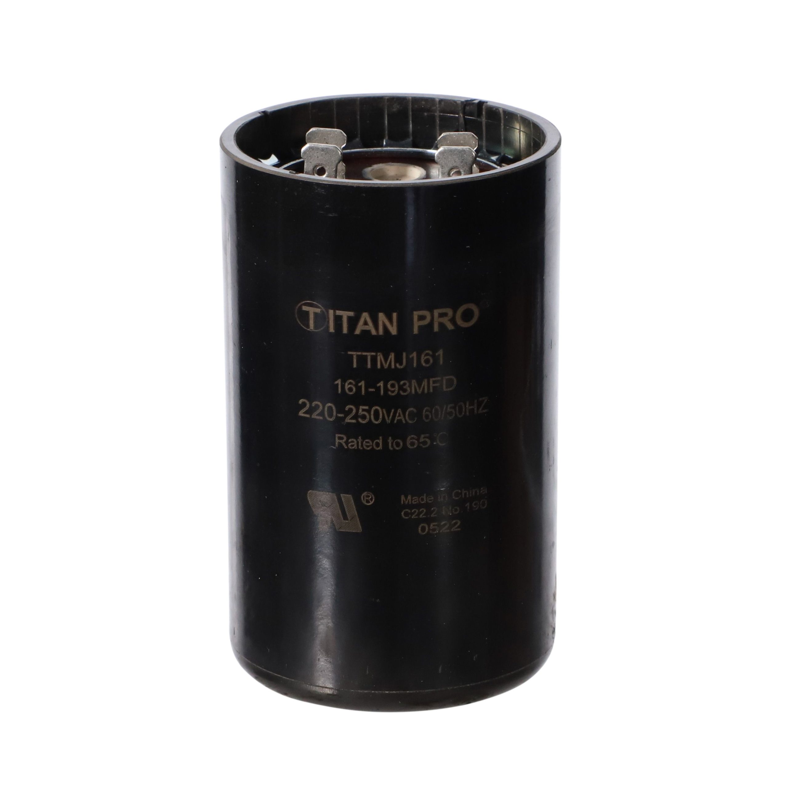 Packard Ttmj161 161-193 Mfd, 220-250V Start Capacitor 1 Packard ttmj161 161-193 mfd, 220-250v start capacitor