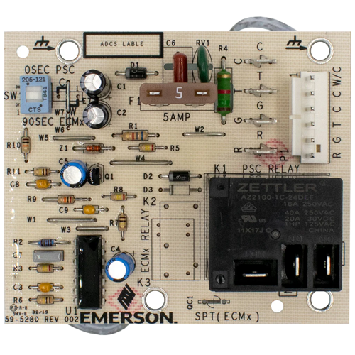 Copeland Comfort Control 48P55-751 Single Stage Air Handler Control Board 1 48p55-751 emerson accessories jackson systems 28228