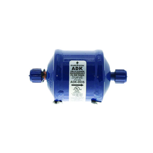 Copeland 060128 liquid line filter drier, 3/8" sweat, 5 cu in, 40 micron, 680 psi (adk053s)