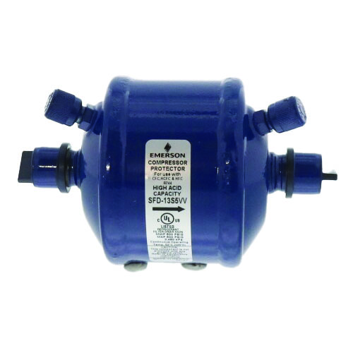 Copeland 060249 5/8" odf sweat 13 cu in 40 micron suction line filter drier sfd13s5vv