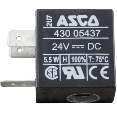 Asco 43005437 24vdc replacement coil for solenoid valves