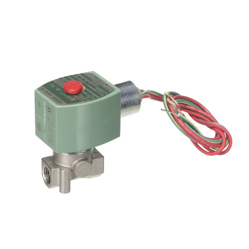 Asco ef8262h080-220/50 1/4" 2-way n/c explosion-proof solenoid valve 750 psi