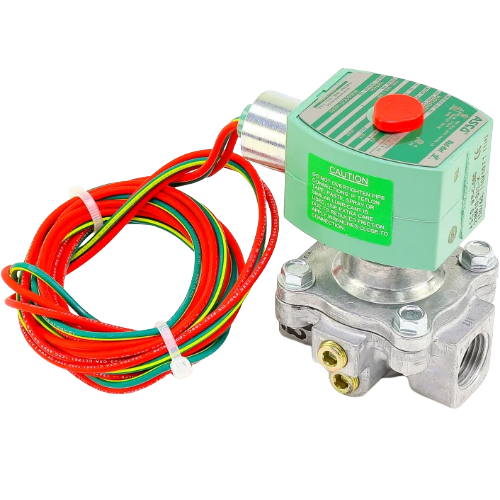 Asco 8040g022c7400f0 1/2" 120v automatic gas shutoff valve