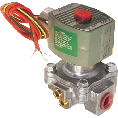 Asco 8040g21 2-way n/c solenoid valve 3/8" npt 120vac fuel gas nema 4x