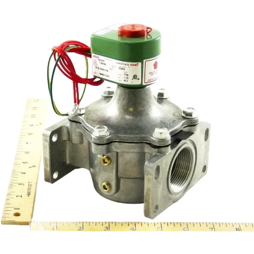 Asco 8214270csa 2-way normally closed 1-1/2" fuel gas solenoid shutoff valve 120vac