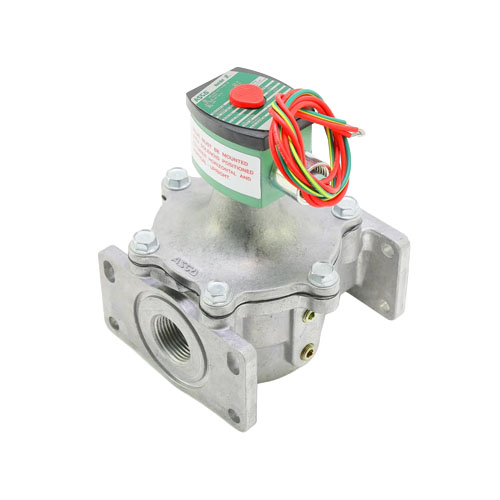 Asco 8214g251 2-way n/c 1" npt/flange 120vac fuel gas solenoid shutoff valve