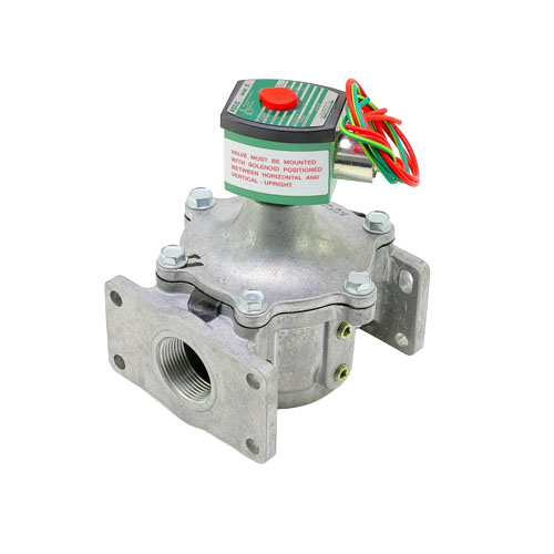 Asco 8214g261 2-way n/c 1-1/4" npt fuel gas solenoid shutoff valve 120vac